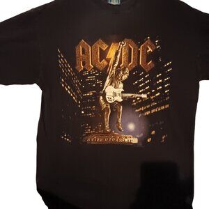 AC/DC Stiff Upper Lip 2001 Europe Concert Tour Size Large Tshirt EUC
